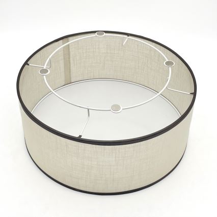 Brilagi - Taklampa BELLADONNA 1xE27/15W/230V diameter 30 cm grädde/ek