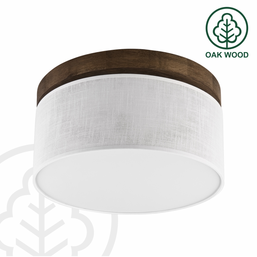 Brilagi - Taklampa BELLADONNA 1xE27/15W/230V diameter 30 cm vit/ek