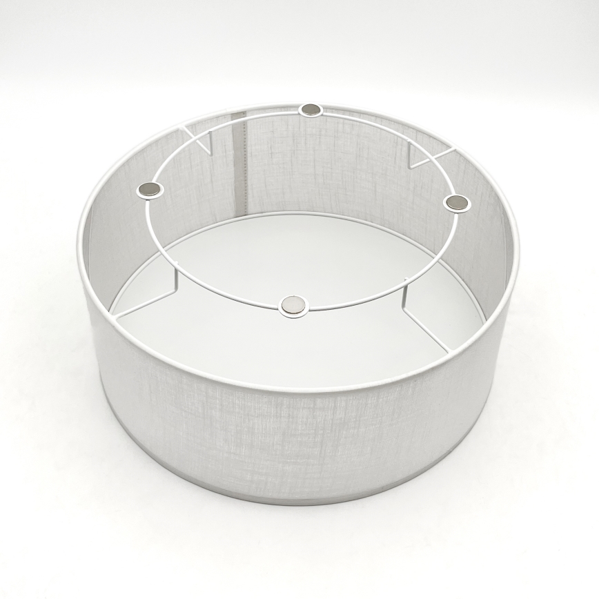 Brilagi - Taklampa BELLADONNA 1xE27/15W/230V diameter 30 cm vit/ek körsbär