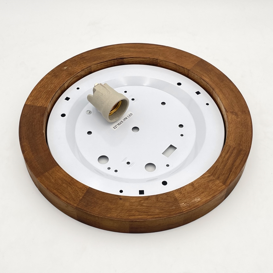 Brilagi - Taklampa BELLADONNA 1xE27/15W/230V diameter 30 cm vit/ek körsbär