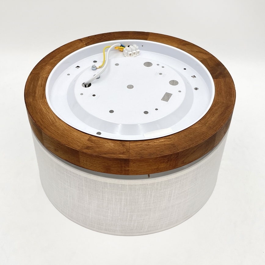 Brilagi - Taklampa BELLADONNA 1xE27/15W/230V diameter 30 cm vit/ek körsbär