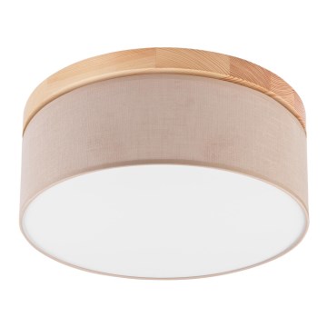 Brilagi - Taklampa BELLADONNA 2xE27/15W/230V beige/tall