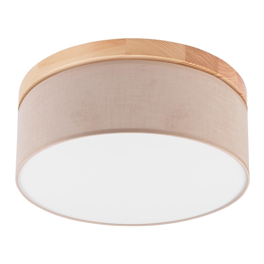 Brilagi - Taklampa BELLADONNA 2xE27/15W/230V beige/tall