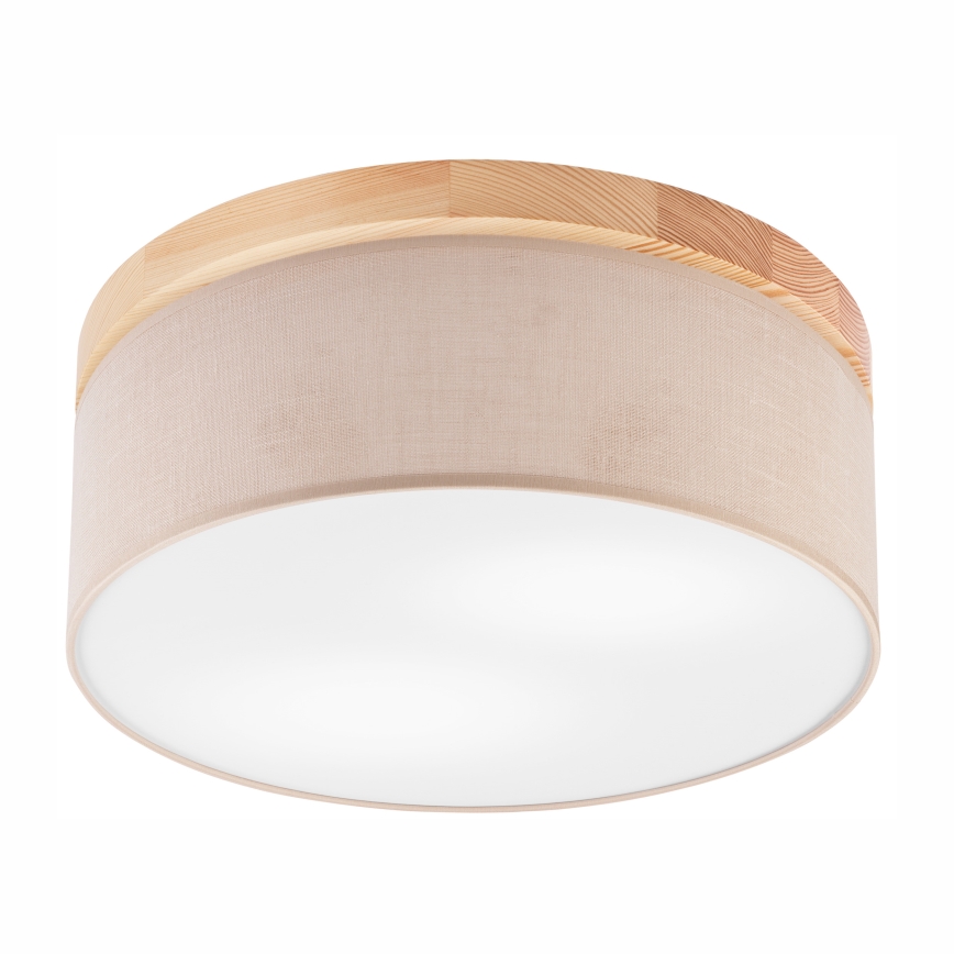 Brilagi - Taklampa BELLADONNA 2xE27/15W/230V beige/tall