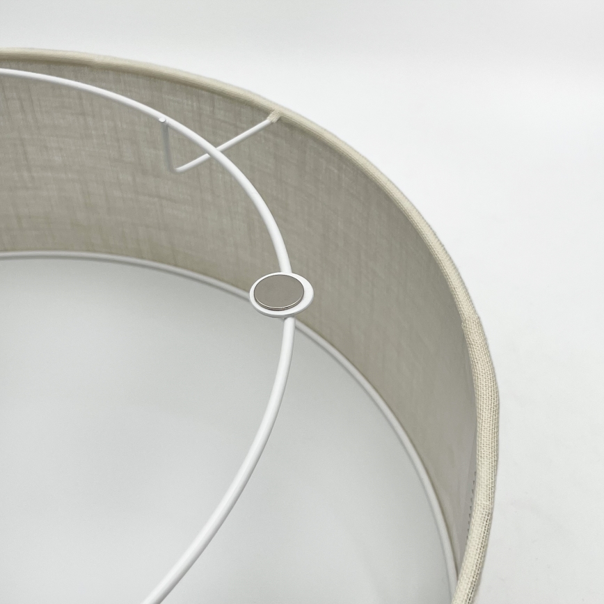 Brilagi - Taklampa BELLADONNA 2xE27/15W/230V diameter 40 cm grädde/ek