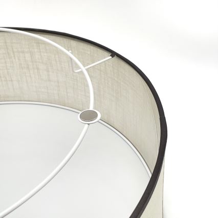 Brilagi - Taklampa BELLADONNA 2xE27/15W/230V diameter 40 cm grädde/ek