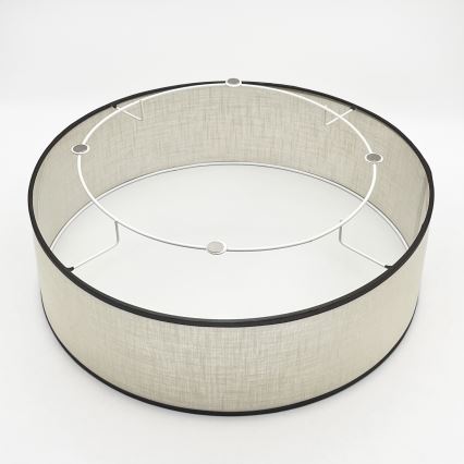 Brilagi - Taklampa BELLADONNA 2xE27/15W/230V diameter 40 cm grädde/ek