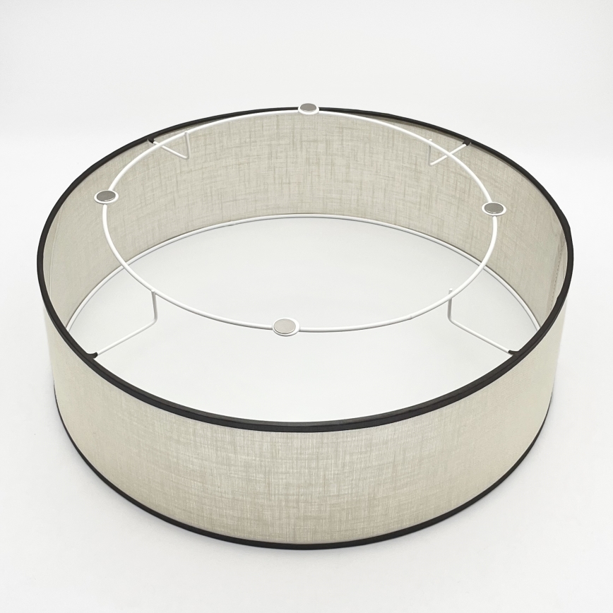 Brilagi - Taklampa BELLADONNA 2xE27/15W/230V diameter 40 cm grädde/ek