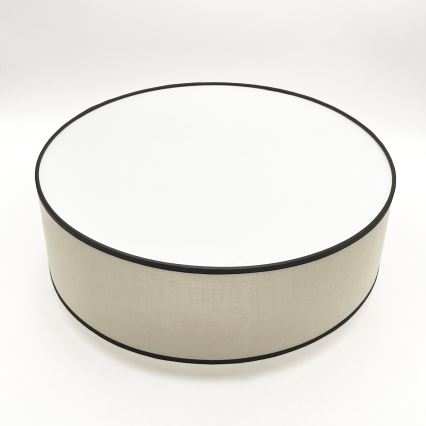 Brilagi - Taklampa BELLADONNA 2xE27/15W/230V diameter 40 cm grädde/ek