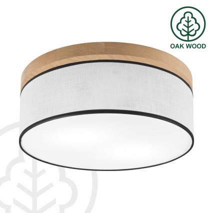 Brilagi - Taklampa BELLADONNA 2xE27/15W/230V diameter 40 cm vit/ek