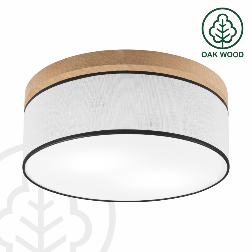 Brilagi - Taklampa BELLADONNA 2xE27/15W/230V diameter 40 cm vit/ek