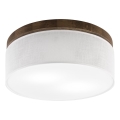 Brilagi - Taklampa BELLADONNA 2xE27/15W/230V diameter 40 cm vit/ek