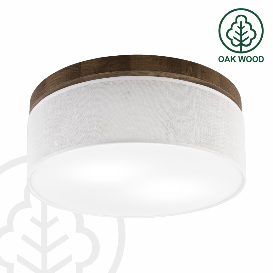 Brilagi - Taklampa BELLADONNA 2xE27/15W/230V diameter 40 cm vit/ek