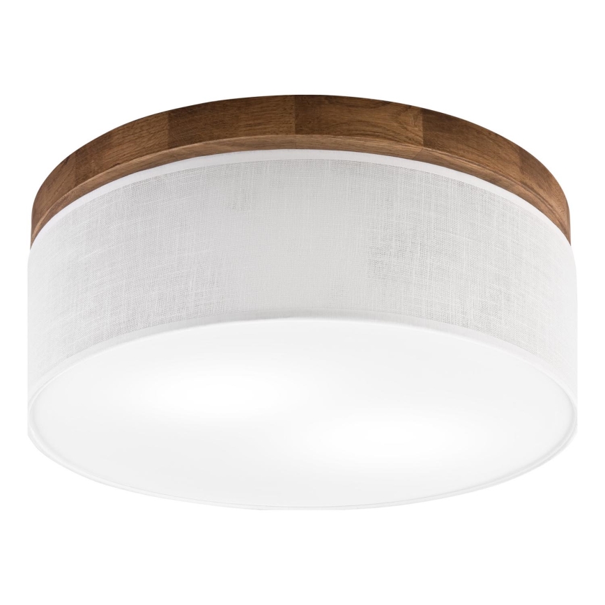 Brilagi - Taklampa BELLADONNA 2xE27/15W/230V diameter 40 cm vit/ek körsbär