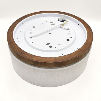 Brilagi - Taklampa BELLADONNA 2xE27/15W/230V diameter 40 cm vit/ek körsbär