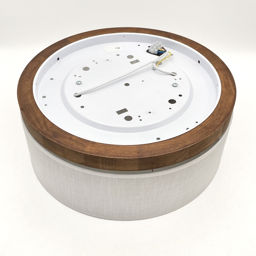 Brilagi - Taklampa BELLADONNA 2xE27/15W/230V diameter 40 cm vit/ek körsbär
