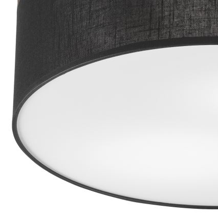 Brilagi - Taklampa BELLADONNA 2xE27/15W/230V svart/ek