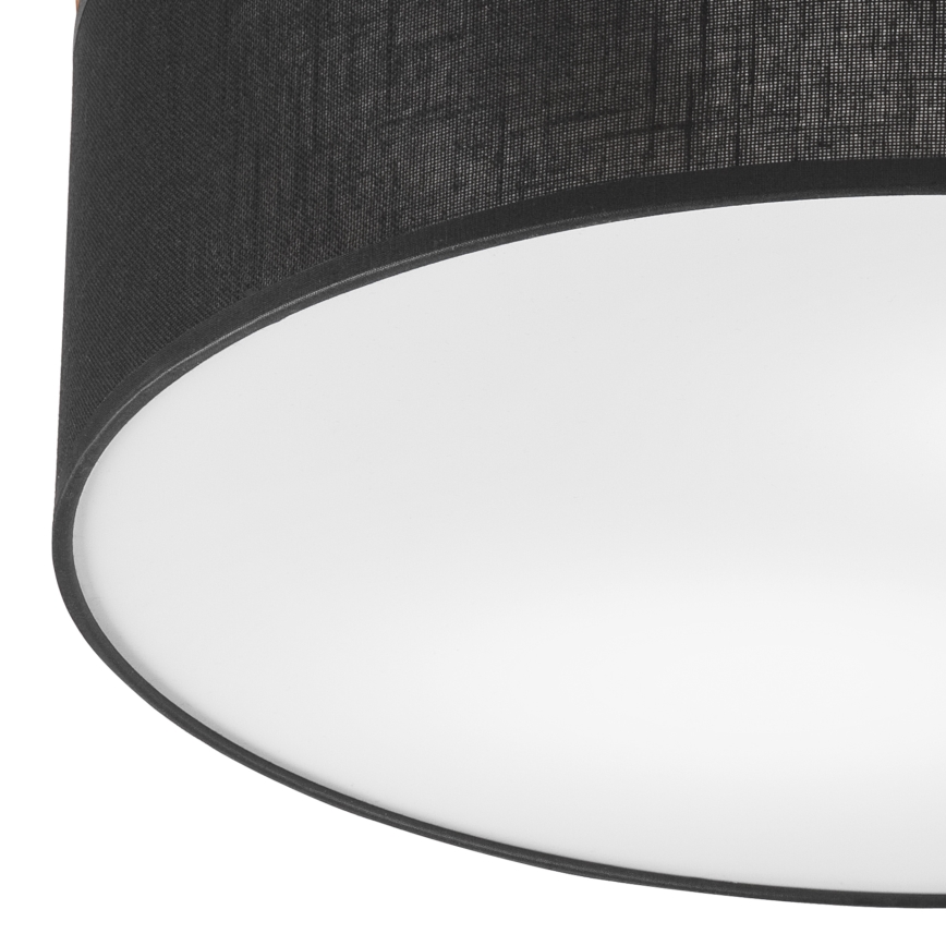 Brilagi - Taklampa BELLADONNA 2xE27/15W/230V svart/ek