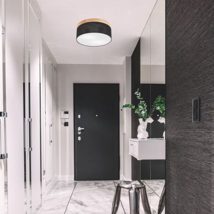 Brilagi - Taklampa BELLADONNA 2xE27/15W/230V svart/tall