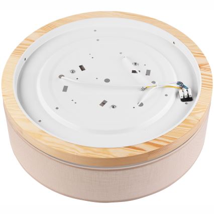 Brilagi - Taklampa BELLADONNA 3xE27/15W/230V beige/tall
