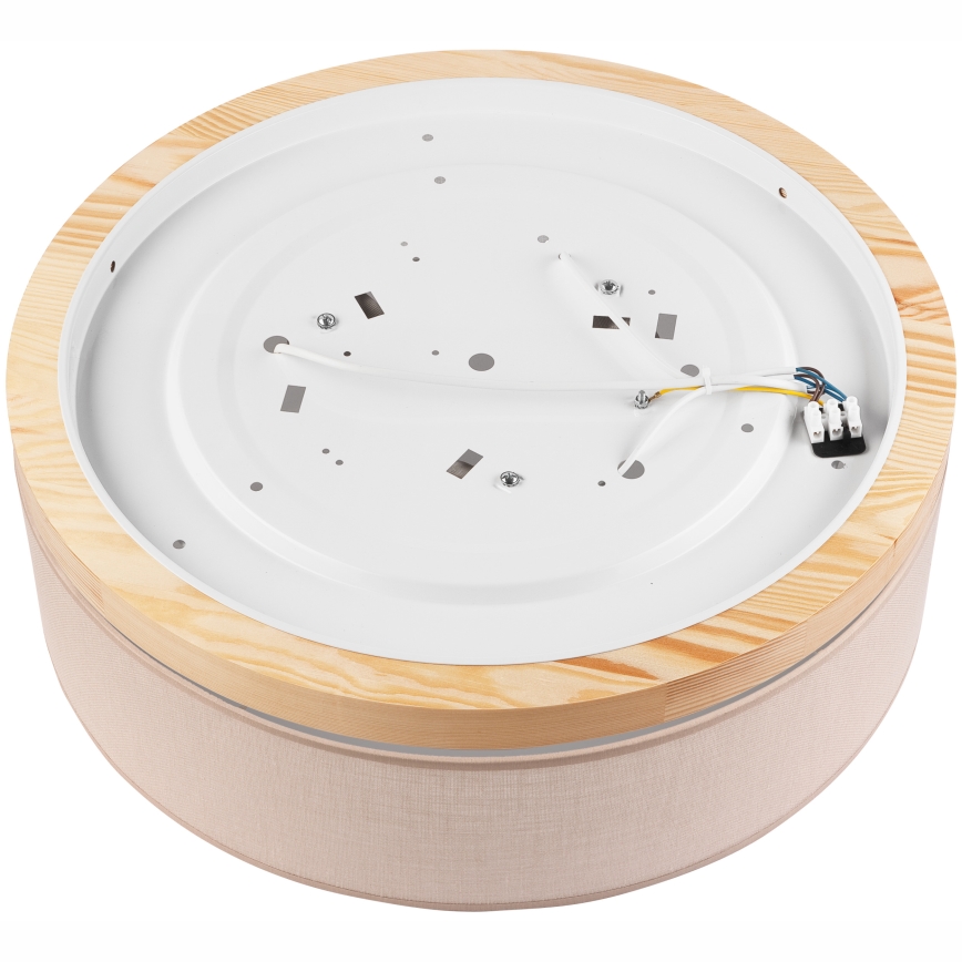 Brilagi - Taklampa BELLADONNA 3xE27/15W/230V beige/tall
