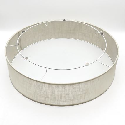 Brilagi - Taklampa BELLADONNA 3xE27/15W/230V diameter 50 cm grädde/ek