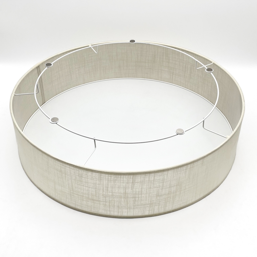 Brilagi - Taklampa BELLADONNA 3xE27/15W/230V diameter 50 cm grädde/ek