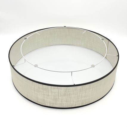 Brilagi - Taklampa BELLADONNA 3xE27/15W/230V diameter 50 cm grädde/ek