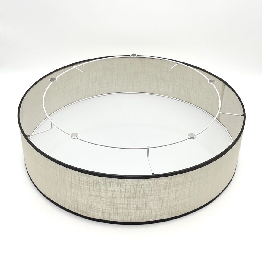 Brilagi - Taklampa BELLADONNA 3xE27/15W/230V diameter 50 cm grädde/ek