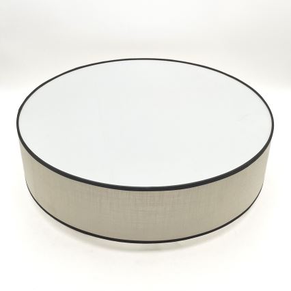 Brilagi - Taklampa BELLADONNA 3xE27/15W/230V diameter 50 cm grädde/ek
