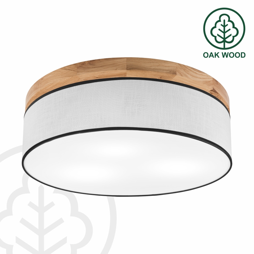 Brilagi - Taklampa BELLADONNA 3xE27/15W/230V diameter 50 cm vit/ek