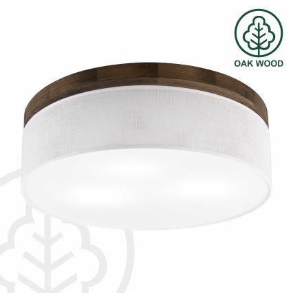 Brilagi - Taklampa BELLADONNA 3xE27/15W/230V diameter 50 cm vit/ek