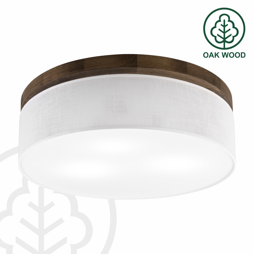 Brilagi - Taklampa BELLADONNA 3xE27/15W/230V diameter 50 cm vit/ek