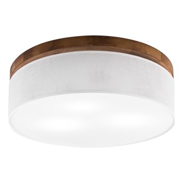 Brilagi - Taklampa BELLADONNA 3xE27/15W/230V diameter 50 cm vit/ek körsbär