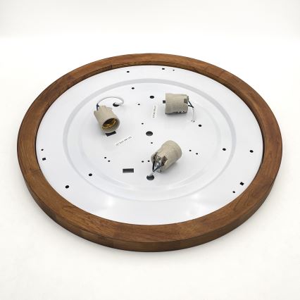 Brilagi - Taklampa BELLADONNA 3xE27/15W/230V diameter 50 cm vit/ek körsbär