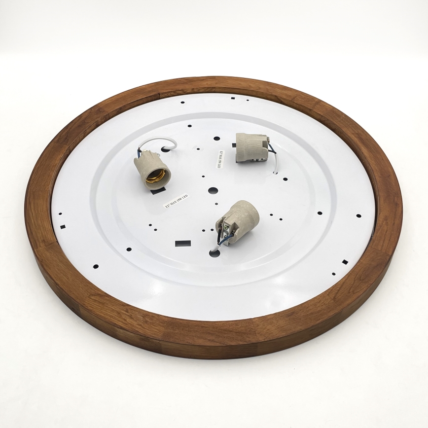 Brilagi - Taklampa BELLADONNA 3xE27/15W/230V diameter 50 cm vit/ek körsbär