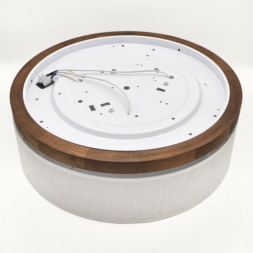 Brilagi - Taklampa BELLADONNA 3xE27/15W/230V diameter 50 cm vit/ek körsbär