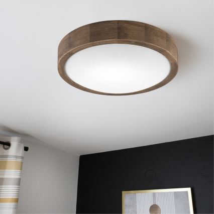 Brilagi - Taklampa CARVALHO SLIM 1xE27/60W/230V ek diameter 27 cm