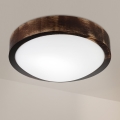 Brilagi - Taklampa CARVALHO SLIM SMOKEY 1xE27/60W/230V ek, diam. 27,5 cm