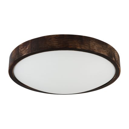 Brilagi - Taklampa CARVALHO SLIM SMOKEY 2xE27/60W/230V ek Ø 37,5 cm
