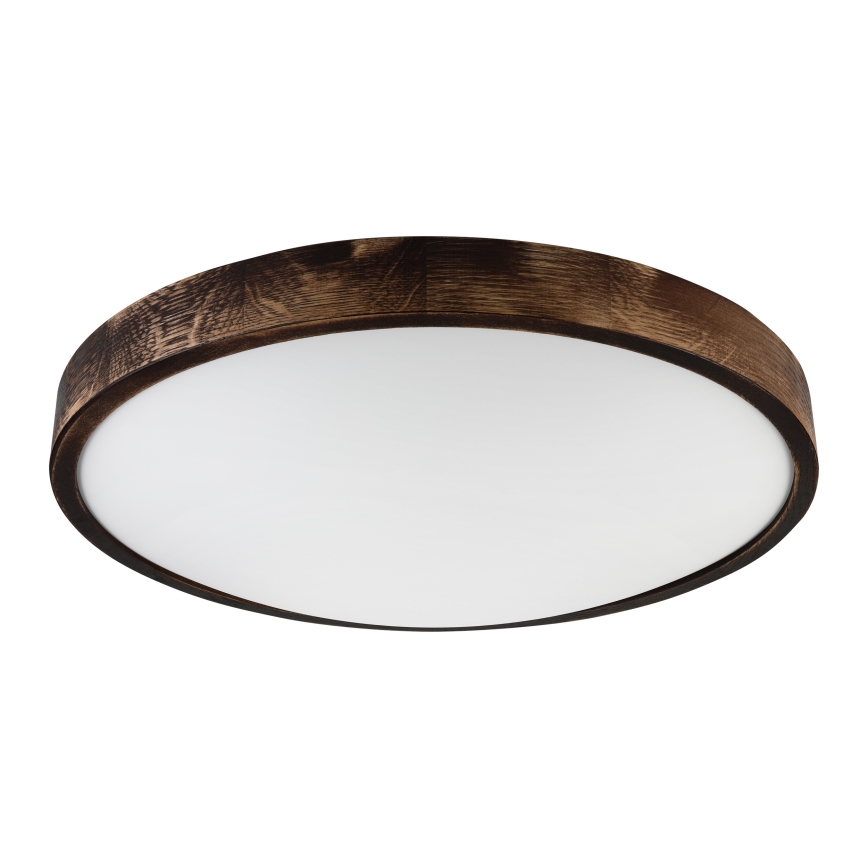 Brilagi - Taklampa CARVALHO SLIM SMOKEY 3xE27/60W/230V ek Ø 47,5 cm