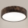 Brilagi - Taklampa CARVALHO SMOKEY 2xE27/60W/230V ek Ø 37,5 cm