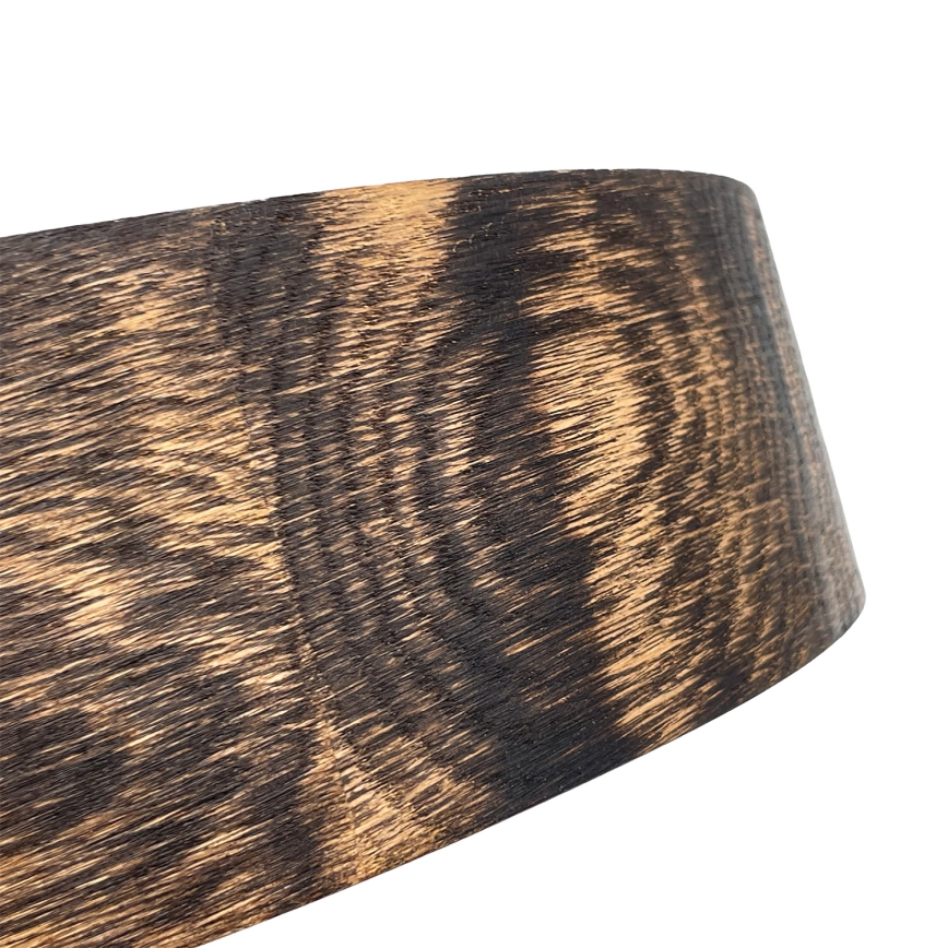 Brilagi - Taklampa CARVALHO SMOKEY 2xE27/60W/230V ek Ø 37,5 cm