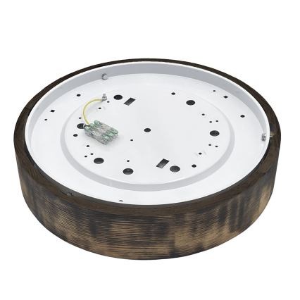 Brilagi - Taklampa CARVALHO SMOKEY 2xE27/60W/230V ek Ø 37,5 cm
