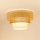 Brilagi - Taklampa CEDAR LUNETA 1xE27/15W/230V diameter 45 cm beige/brun/grädde