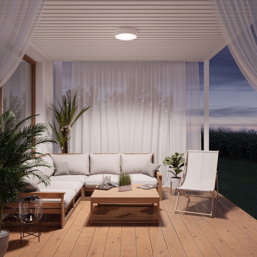 Brilagi - Taklampa CLARE 2xE27/24W/230V diameter 30 cm vit