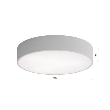 Brilagi - Taklampa CLARE 3xE27/24W/230V diameter 40 cm grå