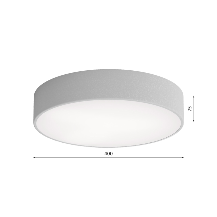 Brilagi - Taklampa CLARE 3xE27/24W/230V diameter 40 cm grå