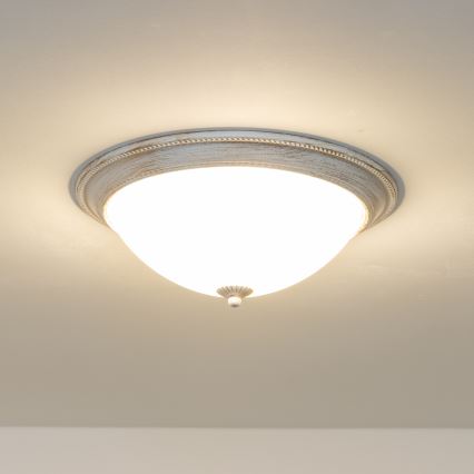 Brilagi - Taklampa CLASSIC 3xE27/60W/230V grädde/patina