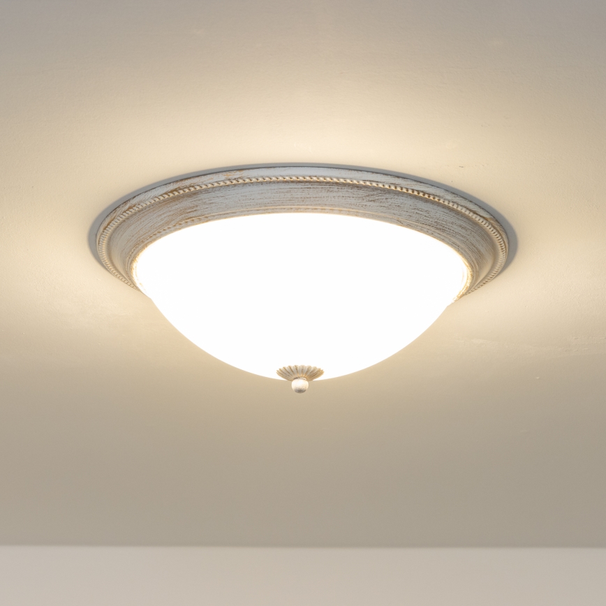 Brilagi - Taklampa CLASSIC 3xE27/60W/230V grädde/patina